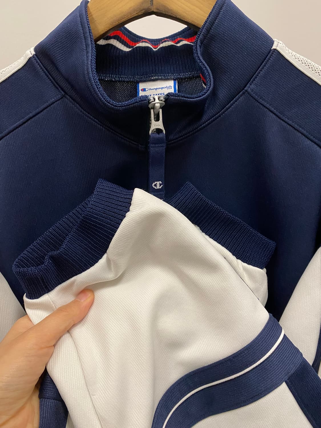 챔피온 올드스쿨 집업 저지 상품이미지3