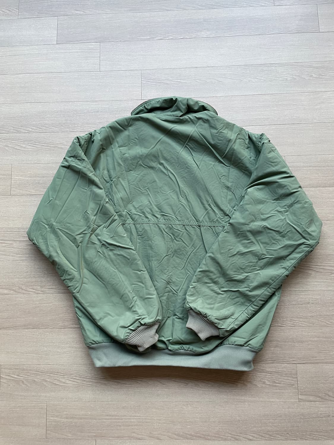 80s 파타고니아 쉘드 신칠라 세이지 그린 봄버 자켓 rare usa 상품이미지2