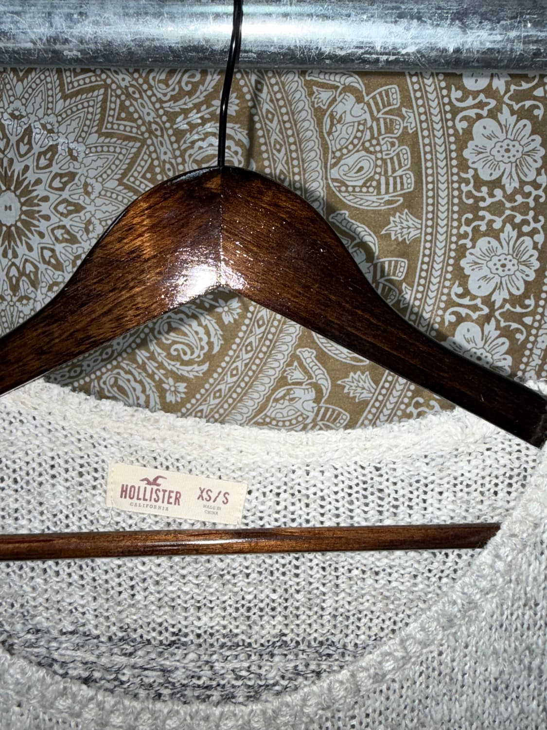 홀리스터 여성 빈티지 트임 라운드 니트  상품이미지6