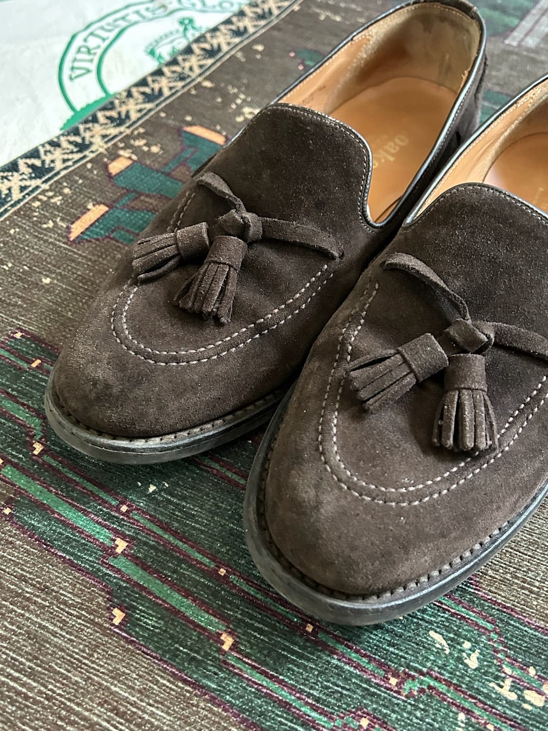 로크 링컨 스웨이드 테슬 로퍼 Made in England 상품이미지2
