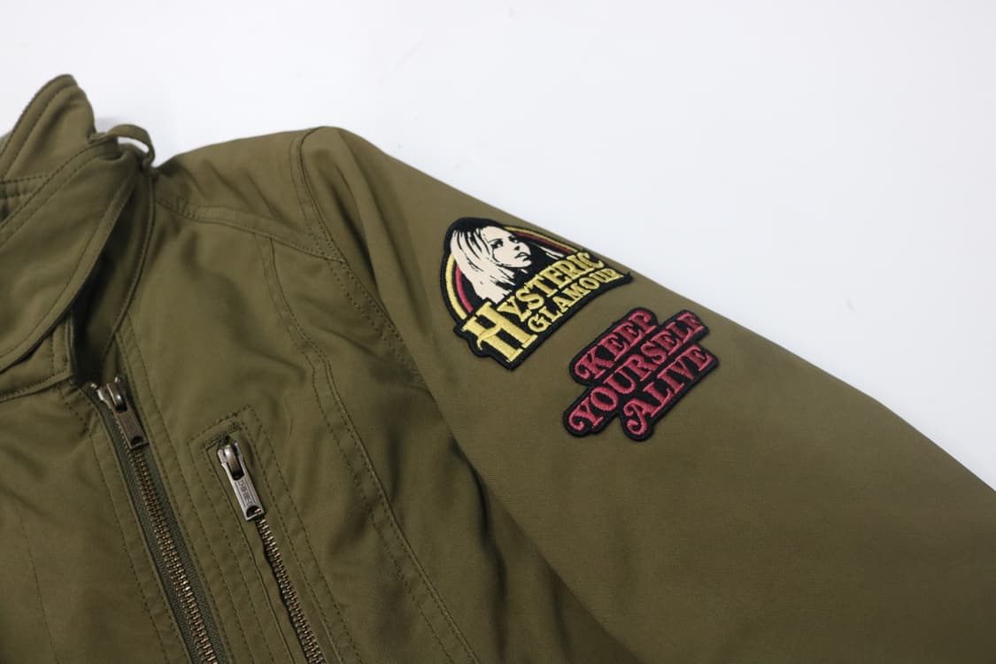  히스테릭글래머 하이넥 밀리터리 야상 상품이미지5