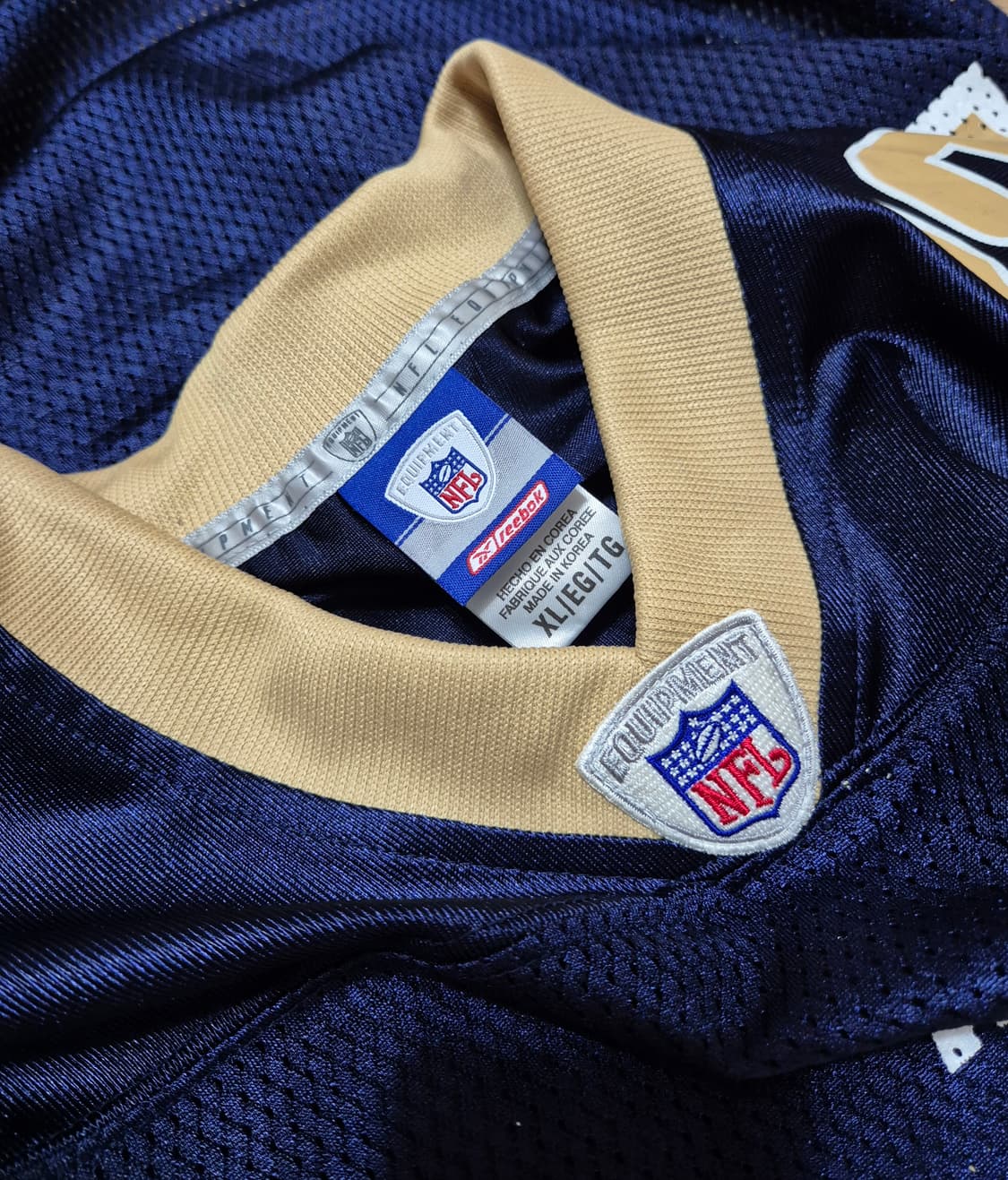 90s 리복 NFL 세인트루이스 램스 럭비져지 상품이미지2