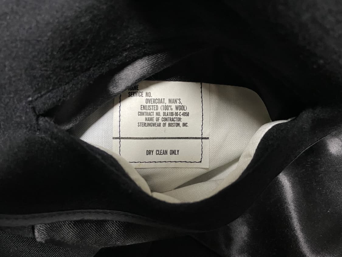 95) 미군 오리지널 미해군 울 피코트(데드스탁)RRL&LVC&폴로 상품이미지5