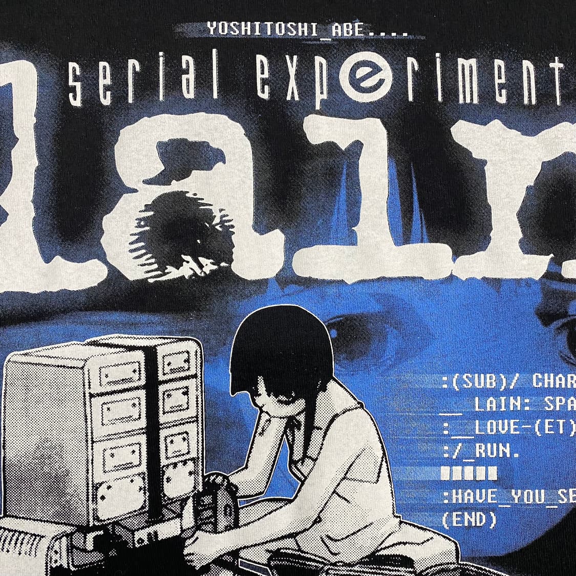 시리얼 익스페리먼츠 레인 부틀렉 애니메이션 티셔츠 애니티 상품이미지5