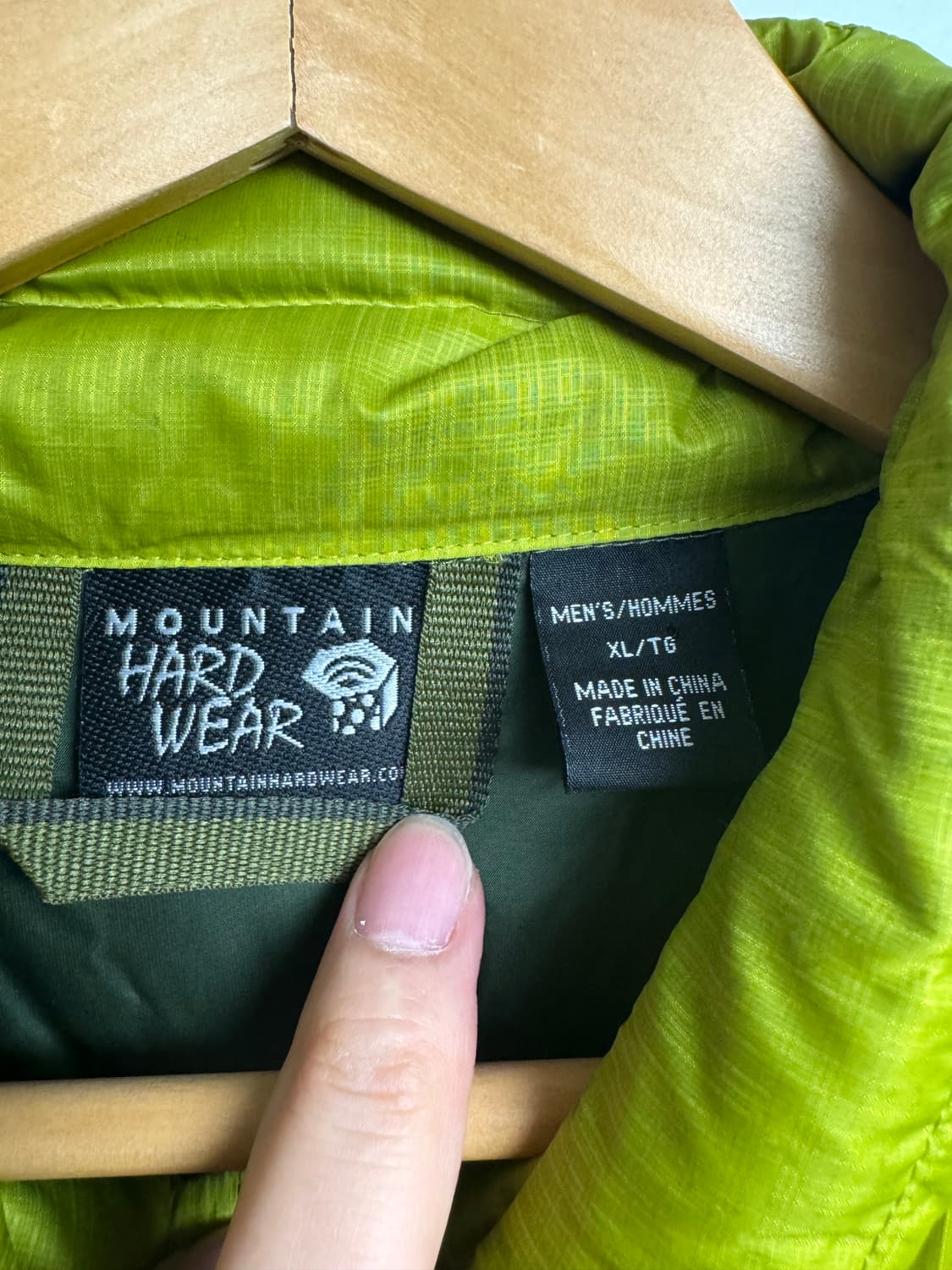 마운틴하드웨어 경량다운 XL 상품이미지4