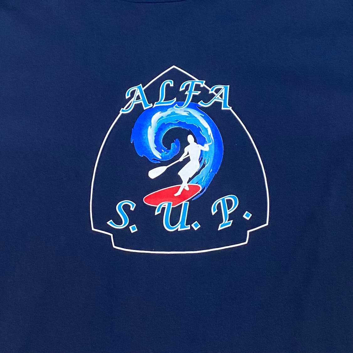 미국 빈티지 알파 서프 프린팅 포인트 반팔티 상품이미지3