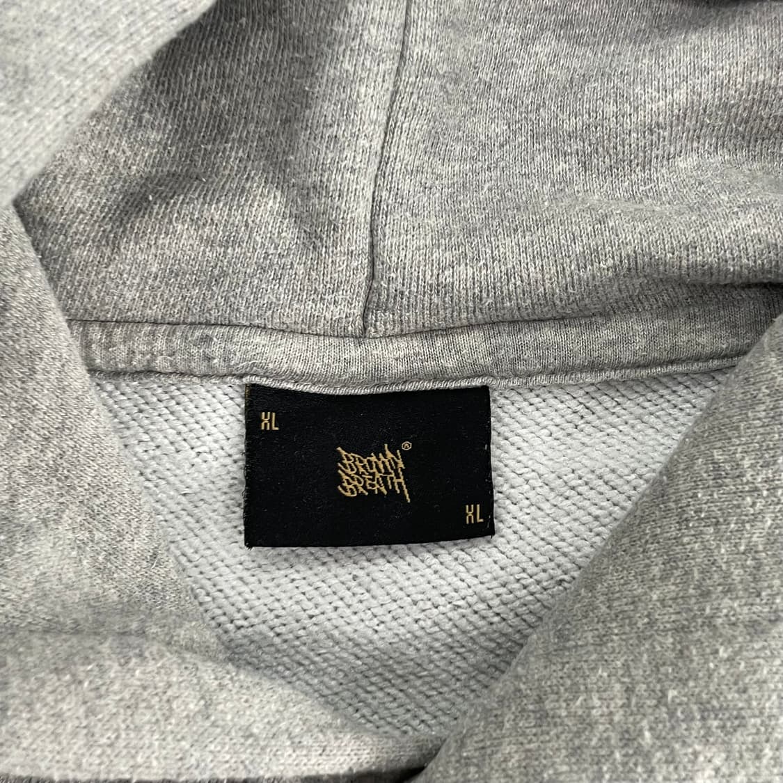 Brown Breath 브라운브레스 그레이 후드티 상품이미지5