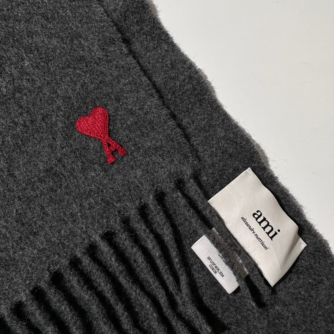 아미 하트로고 울 머플러 목도리 상품이미지4