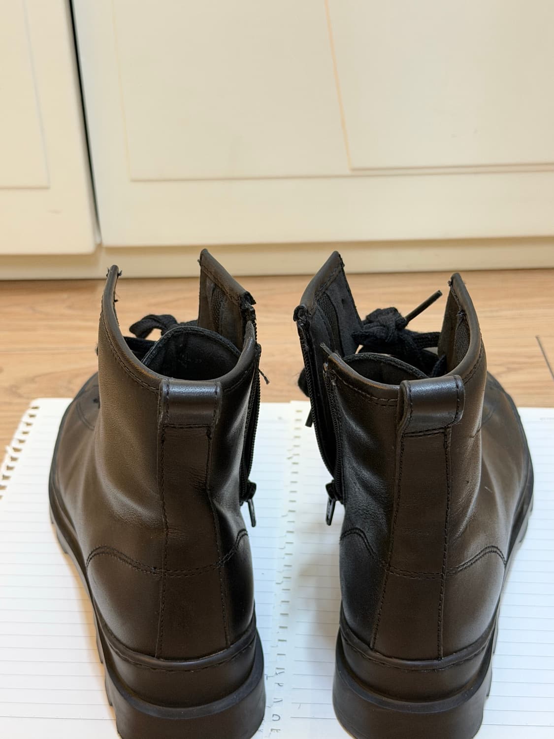 캠퍼 블랙 가죽 워커 37사이즈 상품이미지3