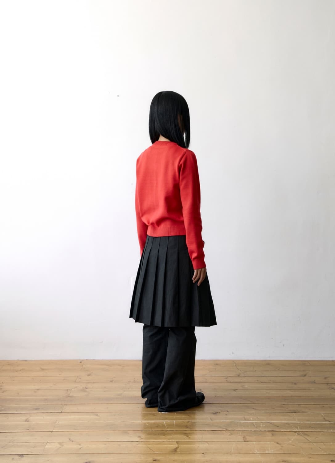 더콜디스트모먼트 스커트 레이어드 팬츠 상품이미지3