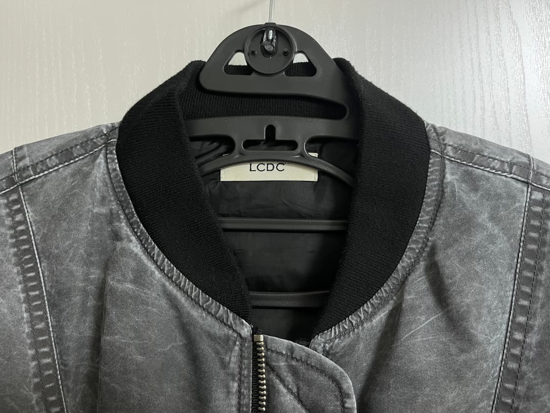 Lcdc crop bomber puffer jacket dustygrey 상품이미지9