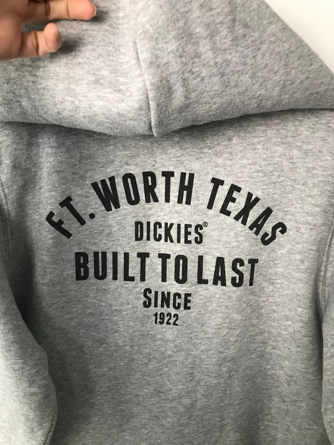 디키즈 백로고 그레이 후드집업 상품이미지7