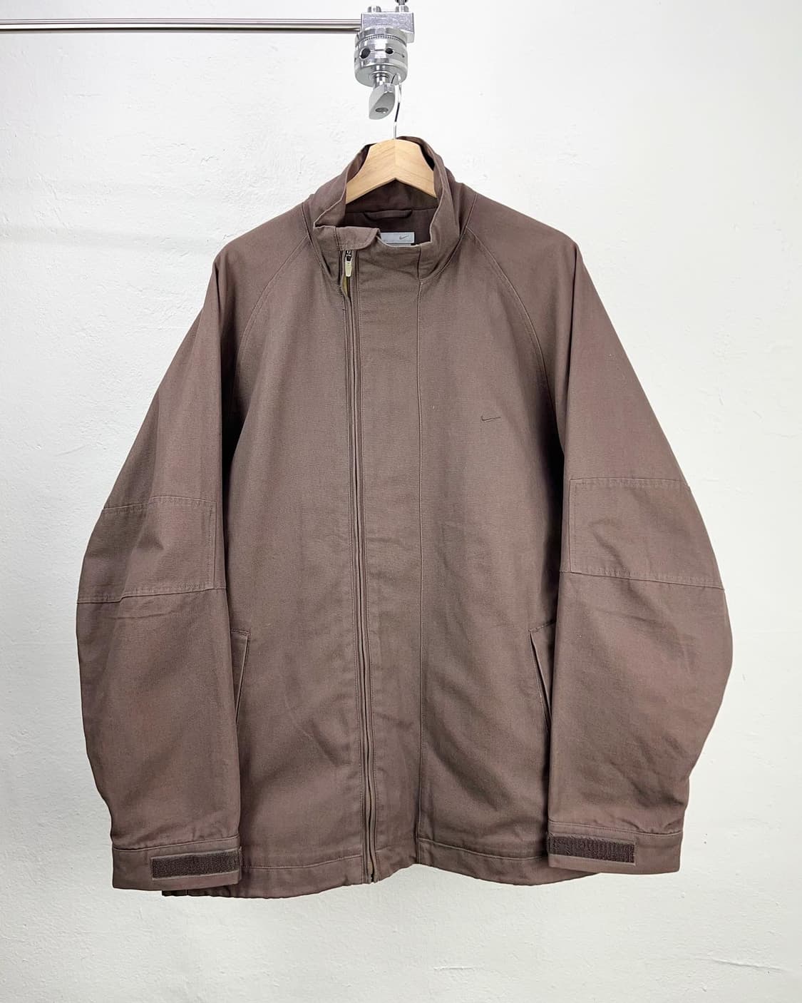 나이키 02s 브라운 로고 코튼 테크니컬 자켓   상품이미지1