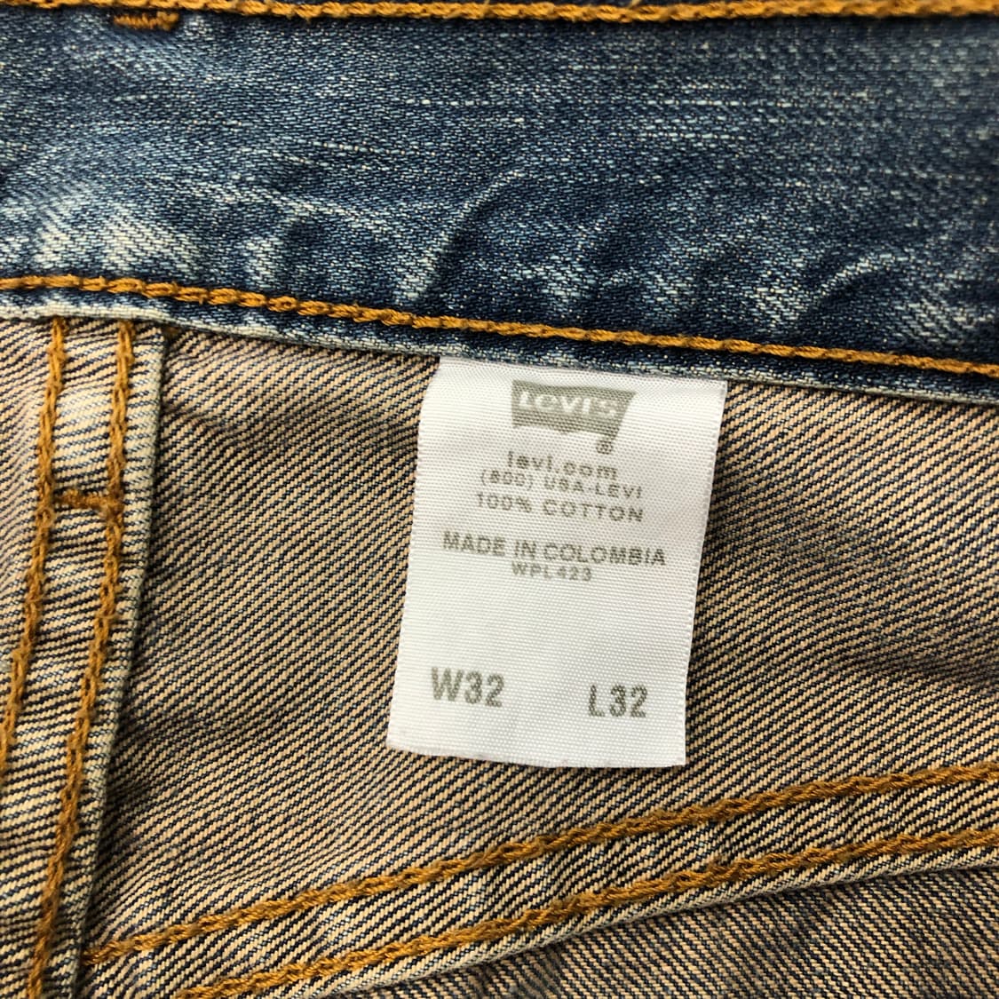 리바이스 501 워싱 데님 팬츠 상품이미지6