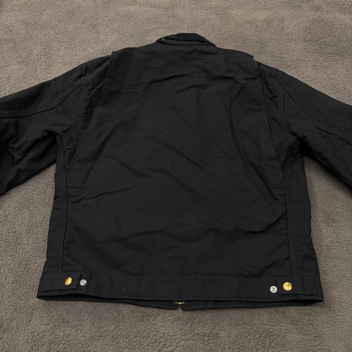 [ 정품/M ] 칼하트 j001 blk 덕 디트로이트 자켓 상품이미지4
