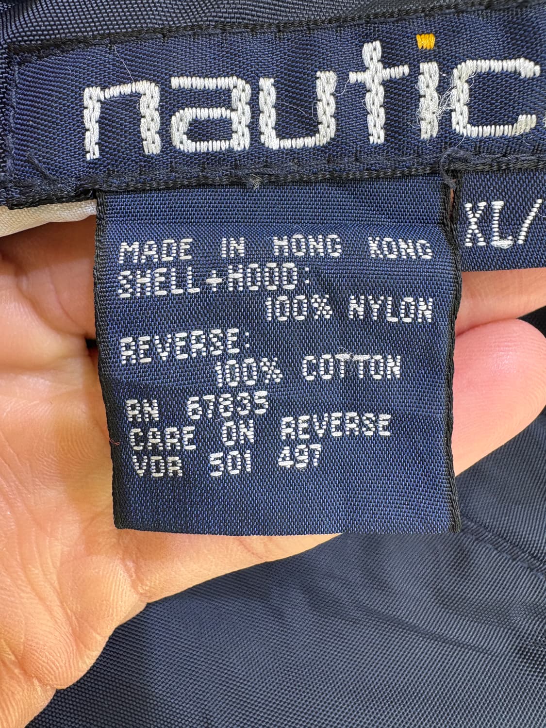 NAUTICA (Made in Hong Kong) 바람막이 상품이미지8