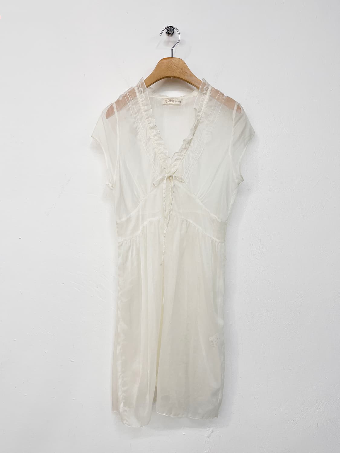 QUALITE NOTE 레이스 시스루 슬립 상품이미지5