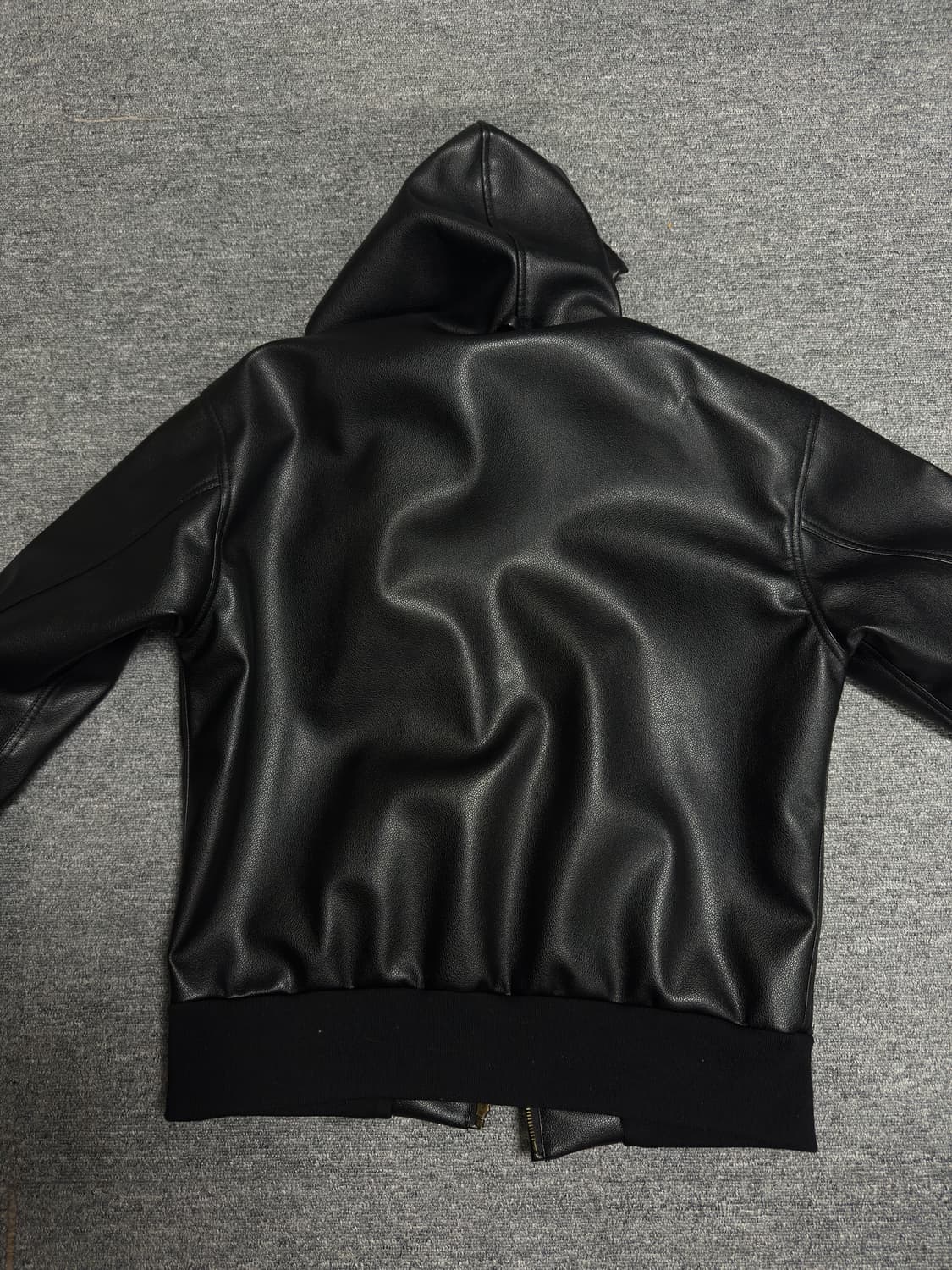 빈티지 후드 가죽자켓 (Backers) 상품이미지3