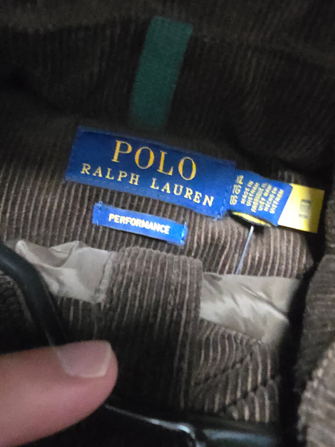 폴로 코듀로이 패딩 브라운
- XL 사이즈 상품이미지3