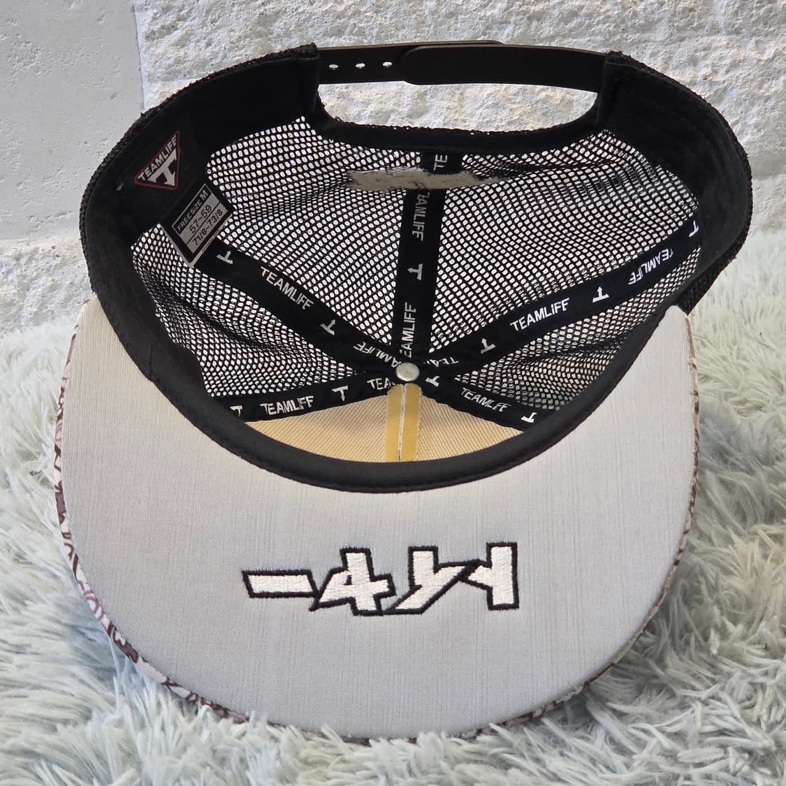 L7-2:팀라이프 토이어 그래픽 메쉬 스냅백 57-59cm 상품이미지6