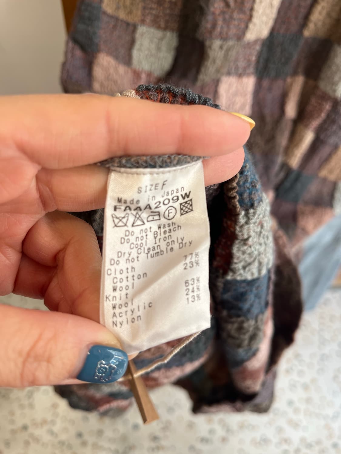  패치워크 반팔 니트 원피스 상품이미지4