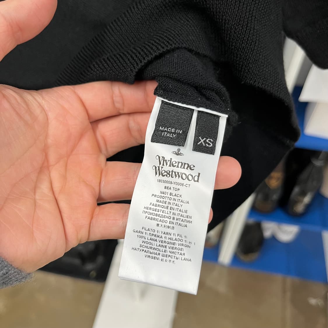 비비안웨스트우드 베아 반팔 니트 XS 상품이미지4