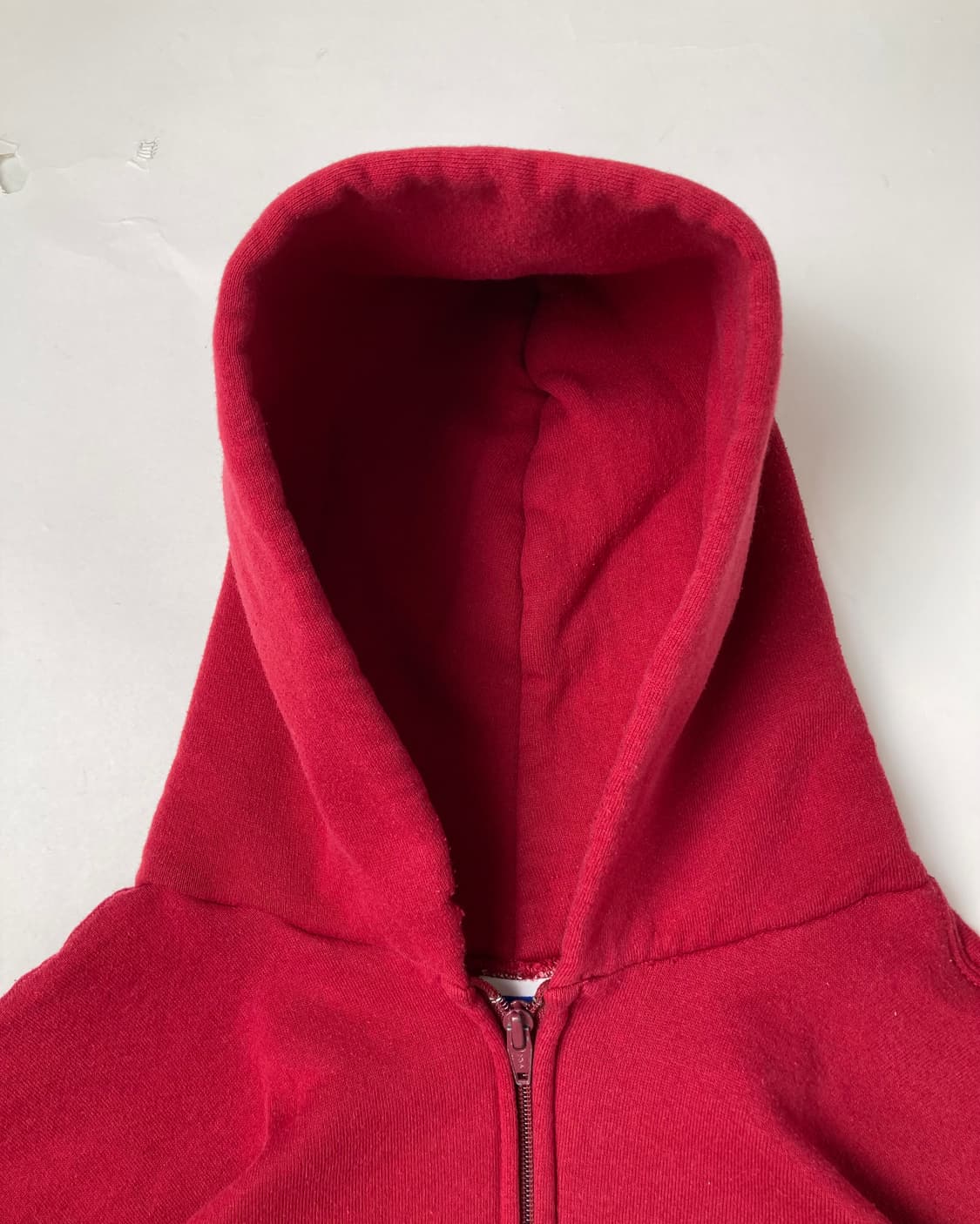 90s Russell Zip Up Hoodie (red) 상품이미지6