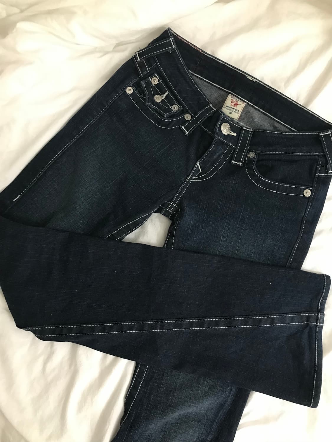 트루릴리전 조이 로우라이즈 부츠컷데님 26size 상품이미지3