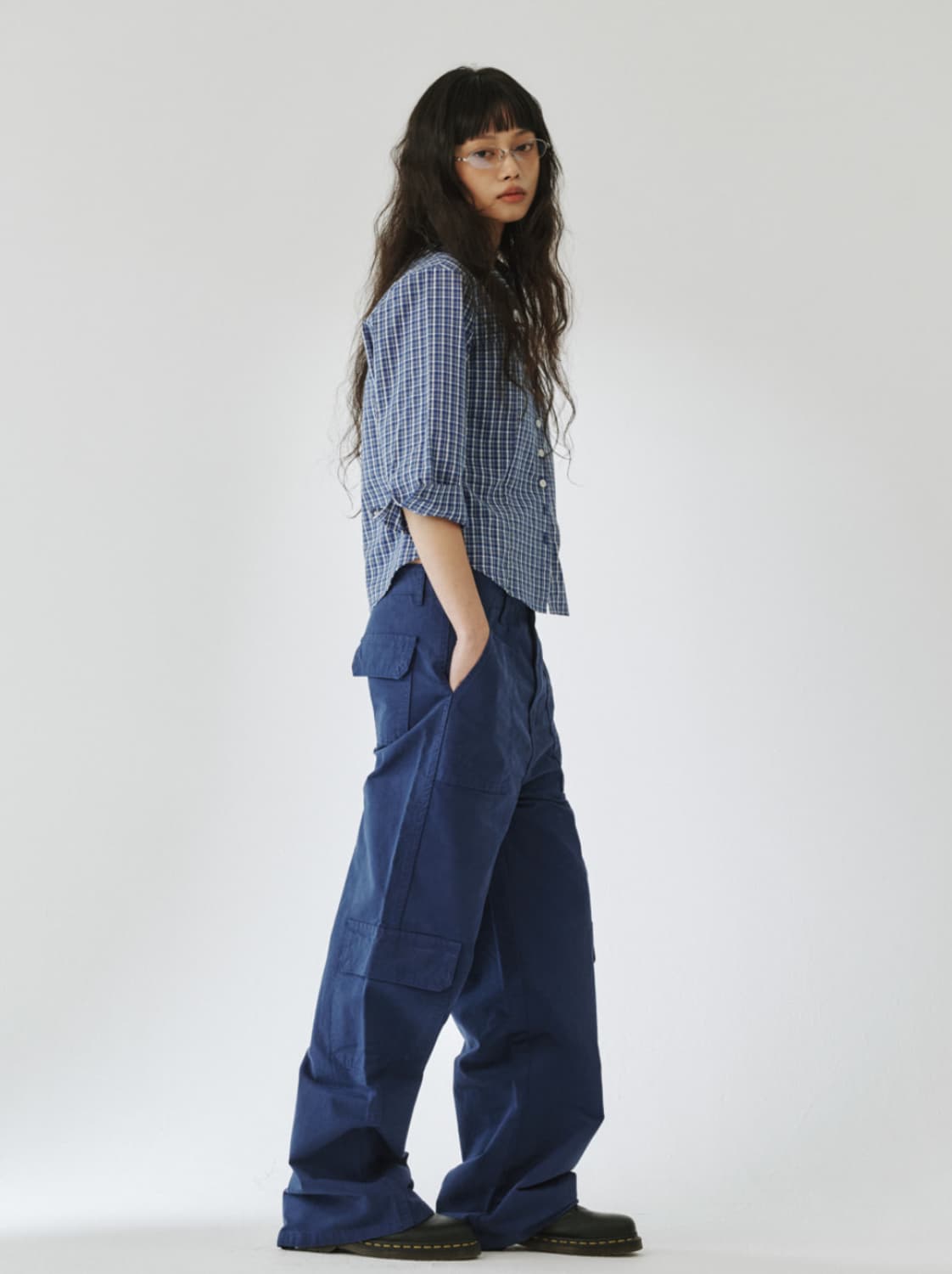 플리즈프로젝트 카펜터 팬츠 블루 상품이미지1