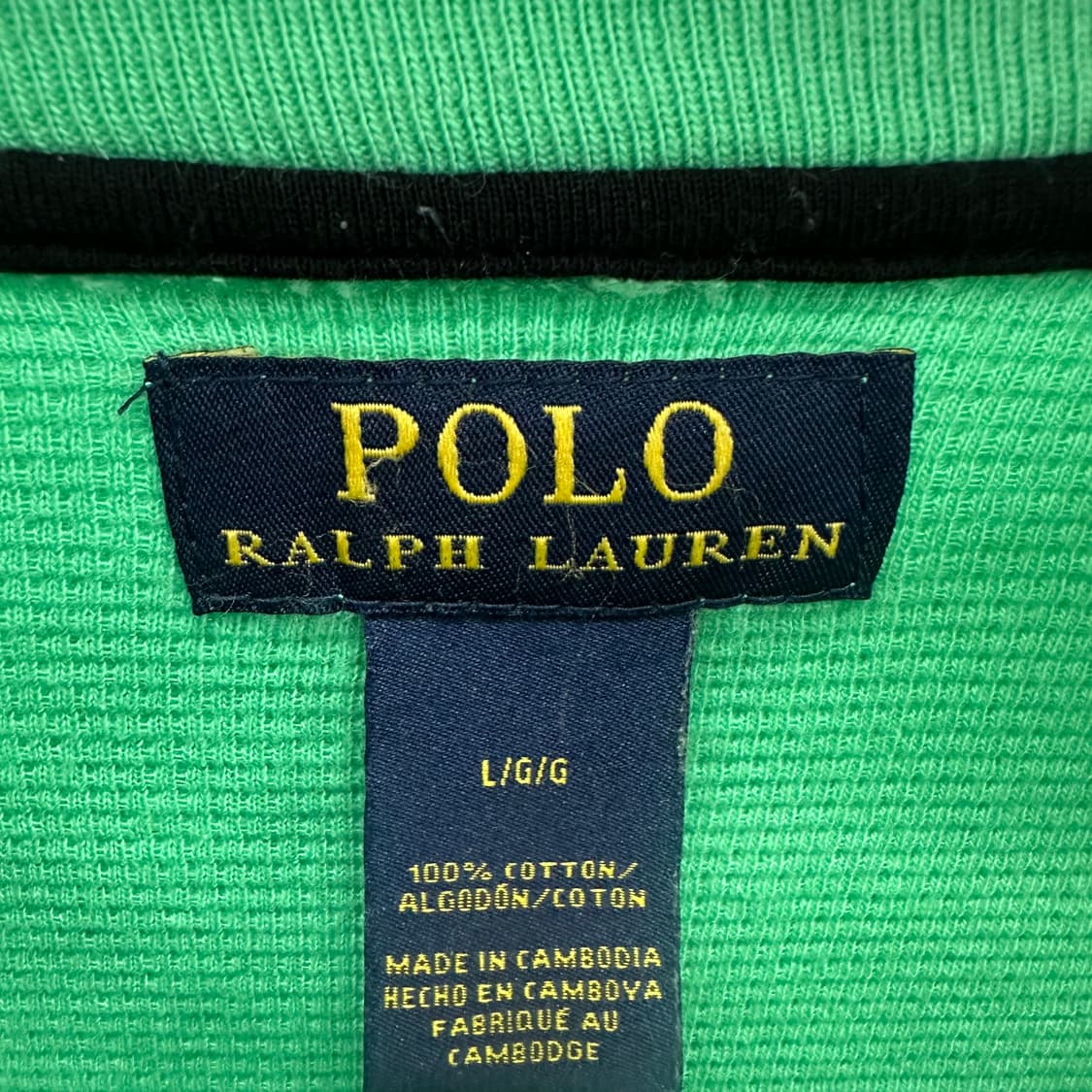 100 폴로 랄프로렌 남자 와플 롱슬리브 긴팔 티셔츠 상품이미지3