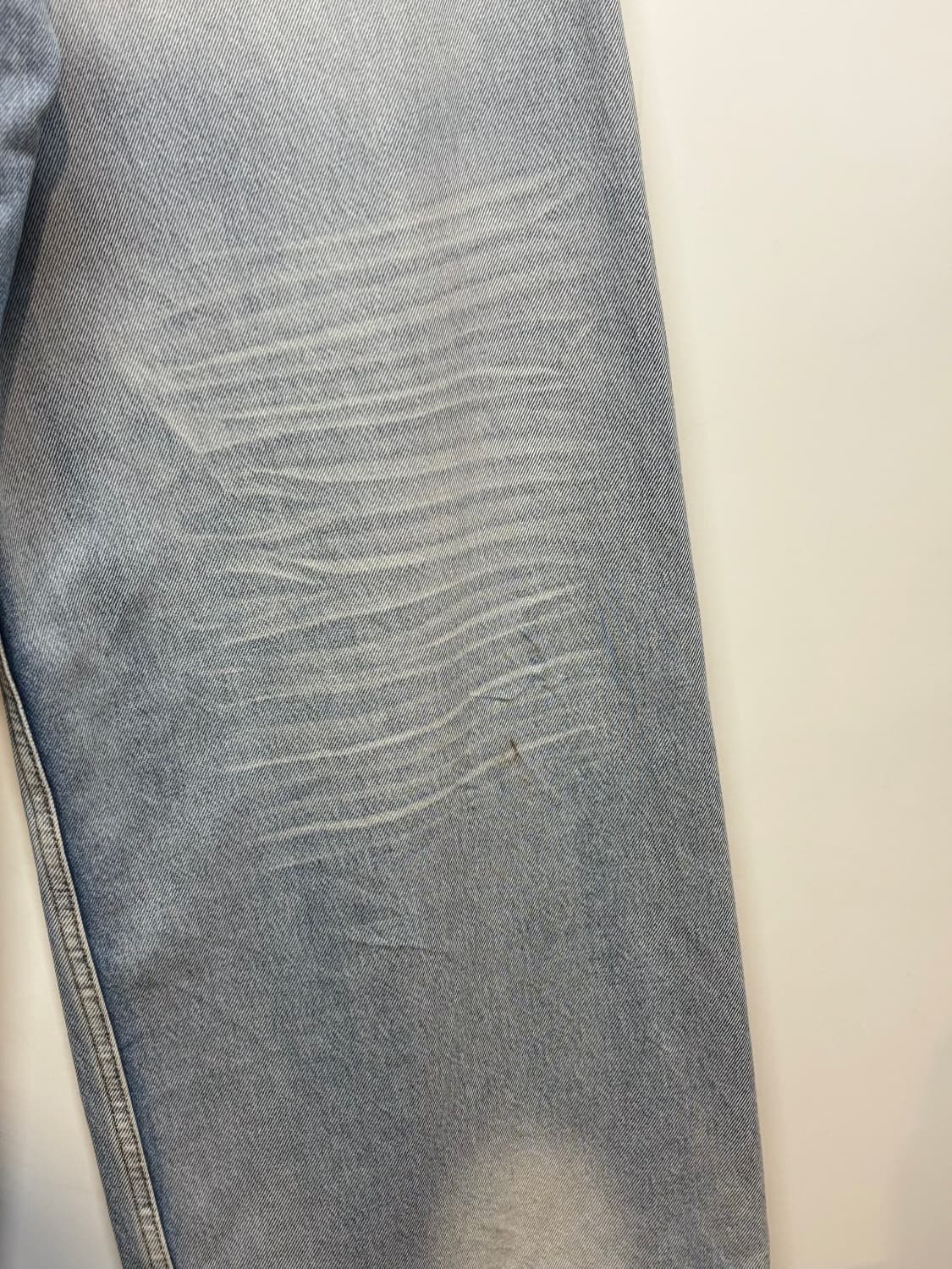 워싱 데님 와이드 팬츠 상품이미지5