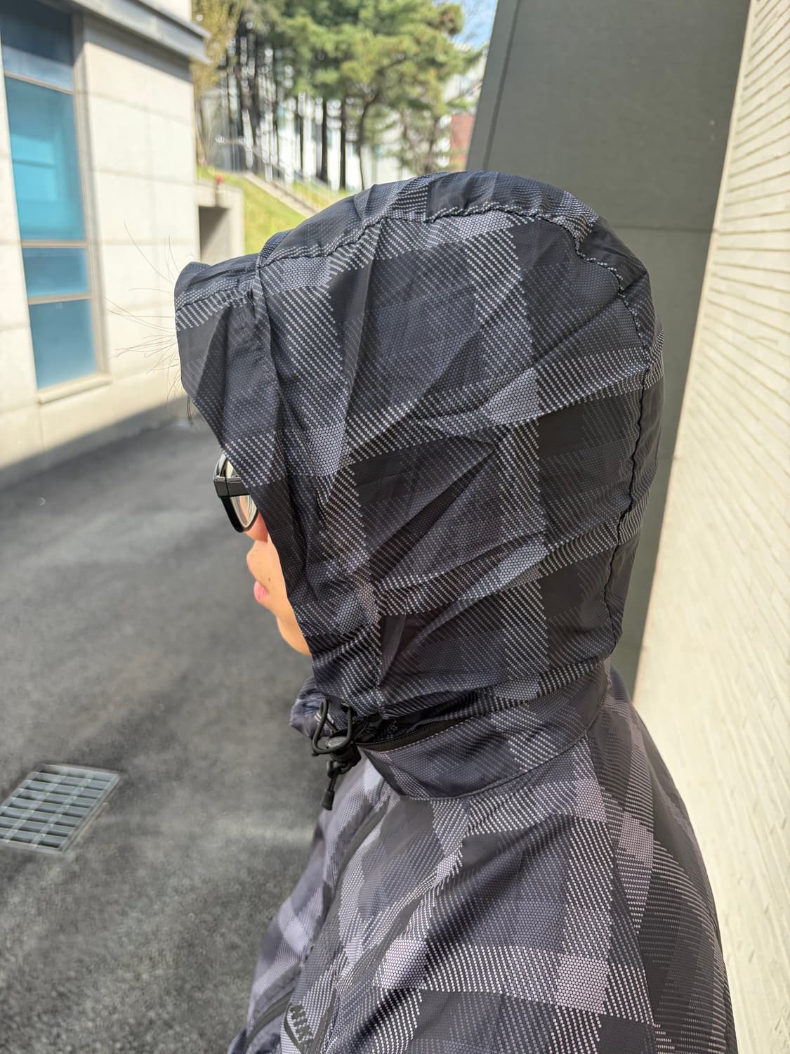 나이키 체크 바람막이  상품이미지3