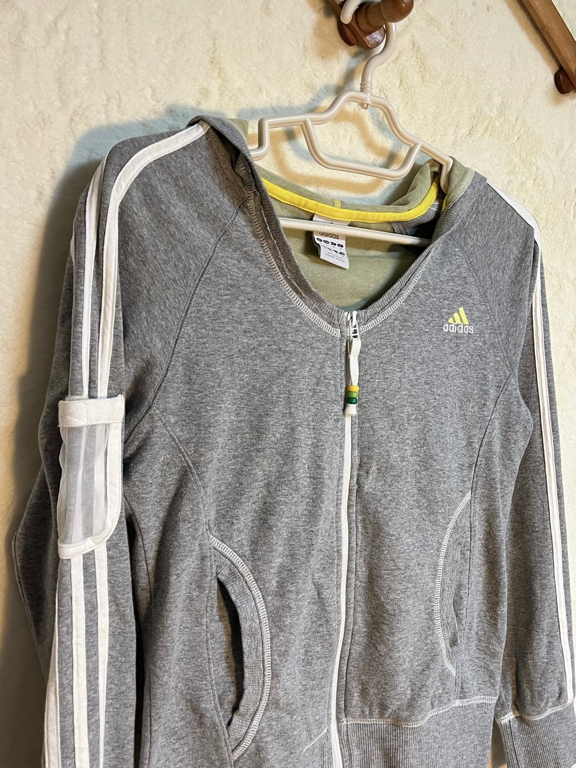 빈티지 아디다스 포켓 후드 집업 져지 상품이미지3