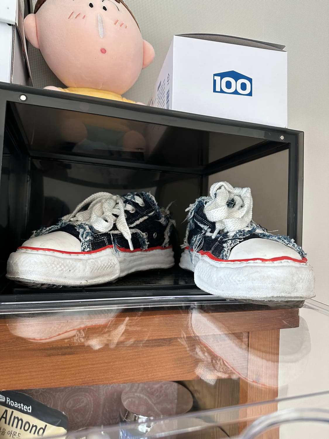 미하라 야스히로 x 나이젤 카본 로우 컷 스니커즈 원 워시 42/새상품  상품이미지1