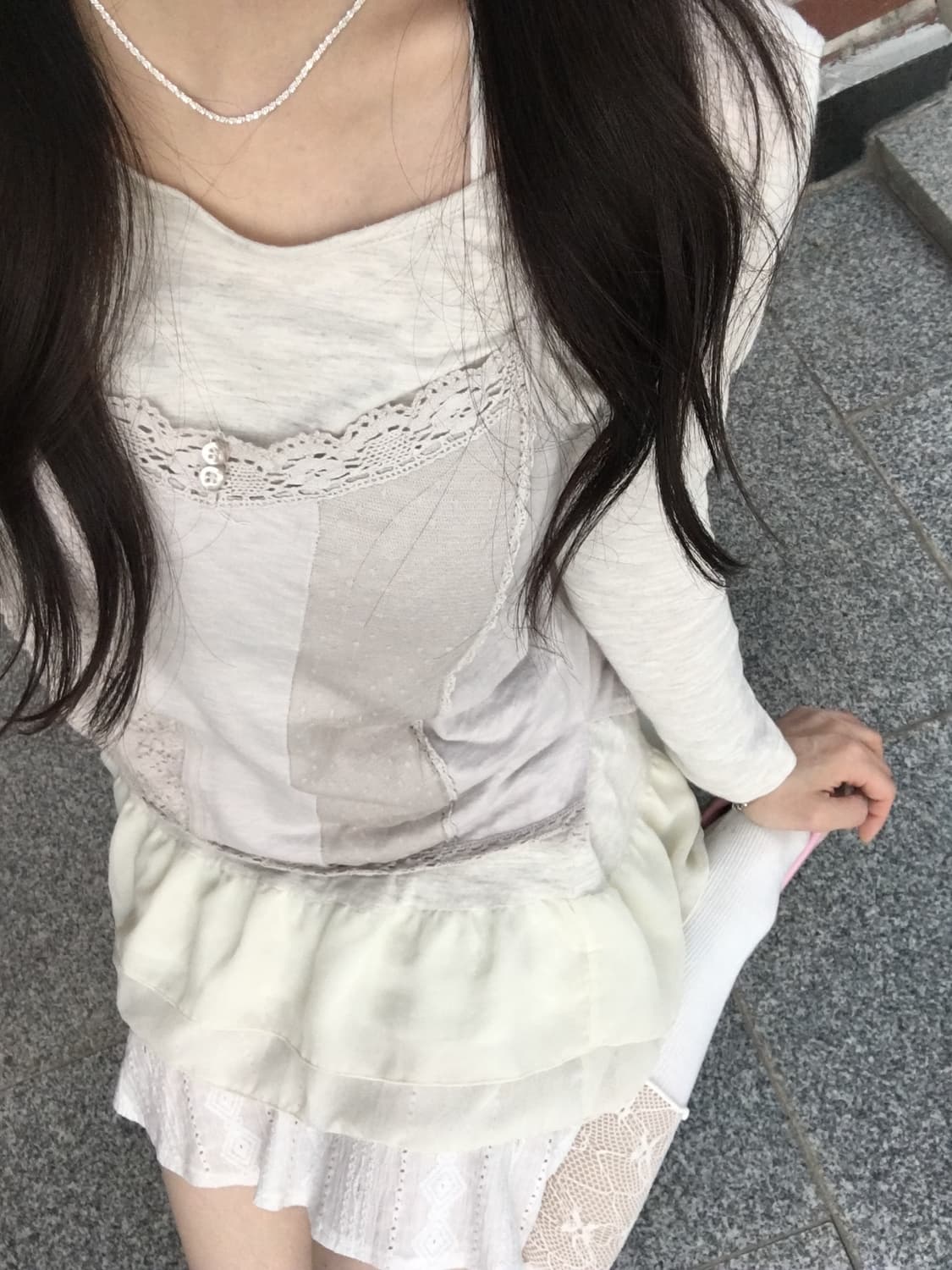 발레코어 빈티지 코디세트 3pcs 상품이미지4