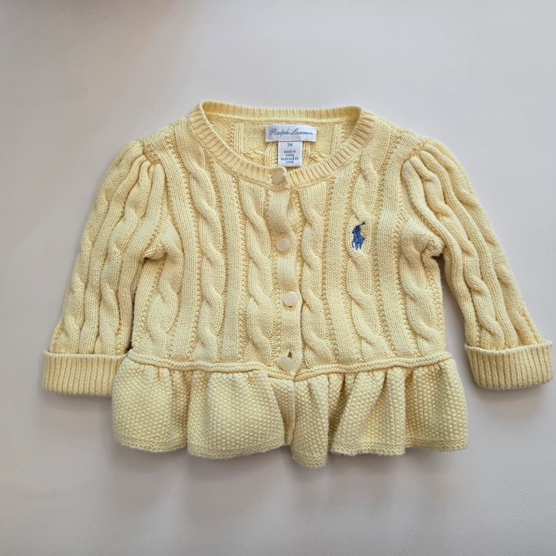 3M 폴로 랄프로렌 여아 가디건 2벌 일괄 상품이미지2