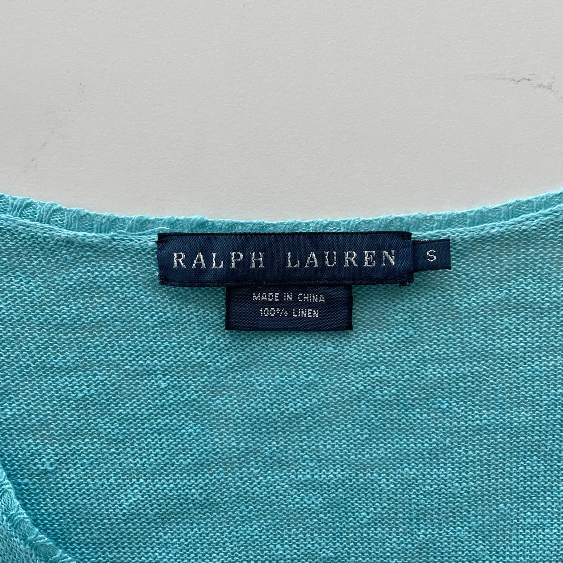 폴로 랄프로렌 V 넥 코튼 그라데이션 니트 미사깔 상품이미지8