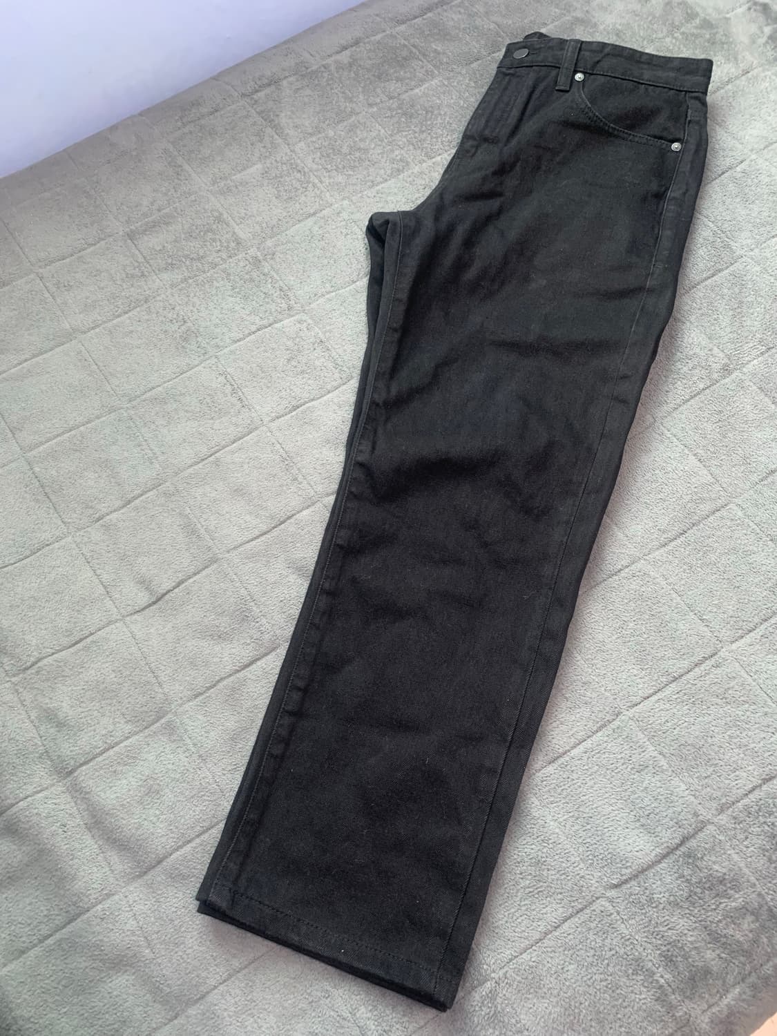 PLAC 블랙 데님 팬츠 M 33 상품이미지5