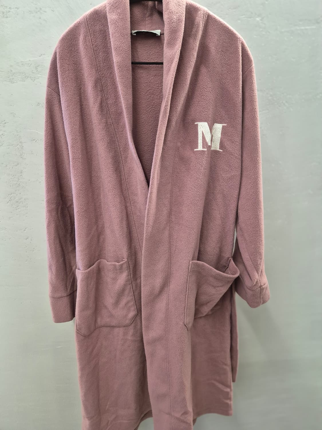 이미스 후리스 로브 가운 핑크 S 상품이미지4