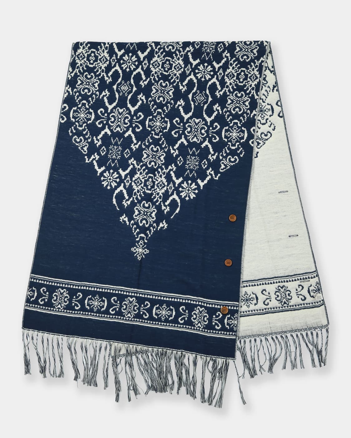 VTG Patterned Button Muffler 상품이미지3