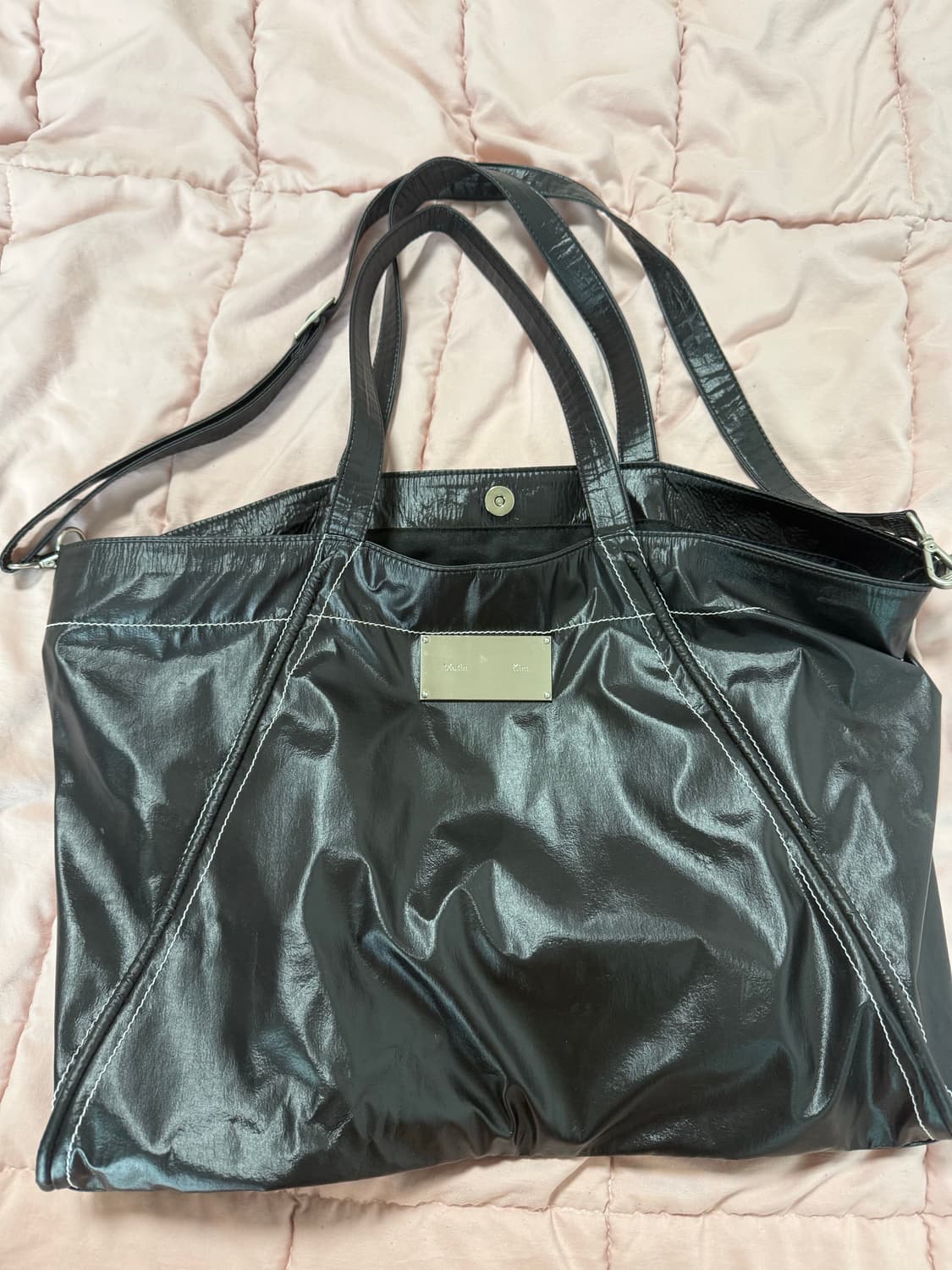 마뗑킴 빅토트 코팅백 상품이미지1