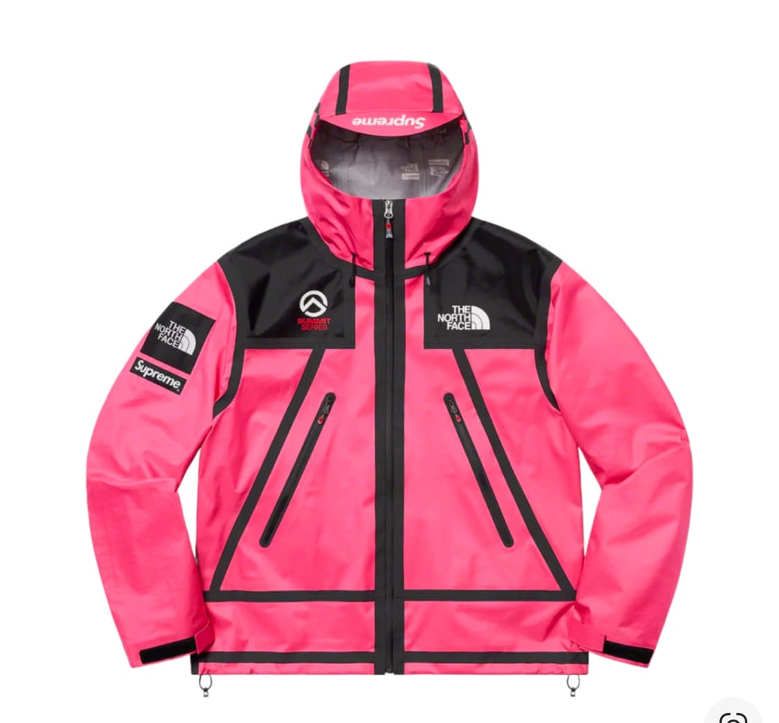 슈프림 x 노스페이스 서밋 시리즈 아우터 테이프 심 자켓 핑크 - 21S 상품이미지1