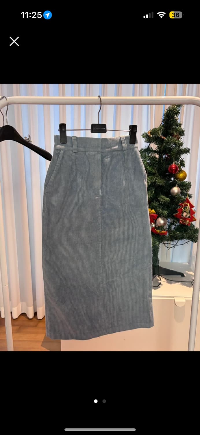 코듀로이 소라 스커트 상품이미지1