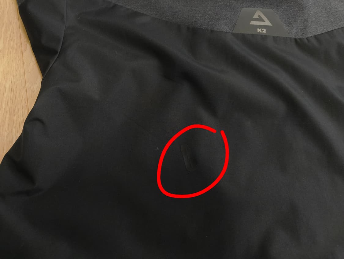 K2 익스트림 배색 자켓 110사이즈 상품이미지10