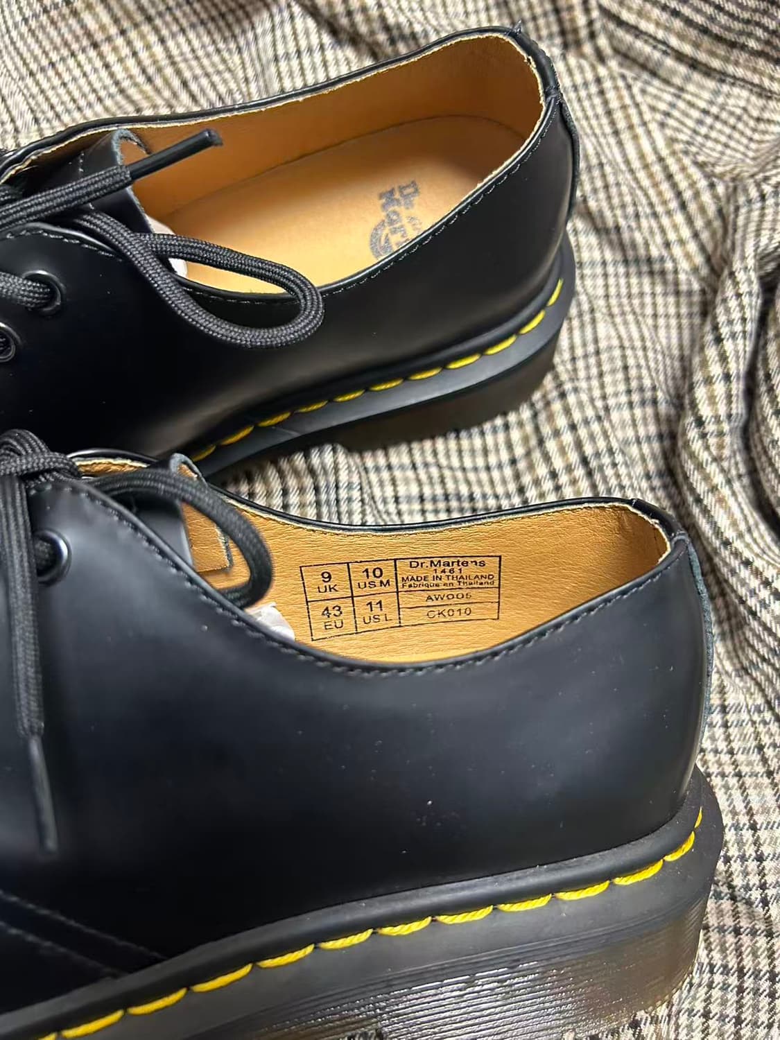닥터마틴 1461 스무스 블랙 280mm 상품이미지3
