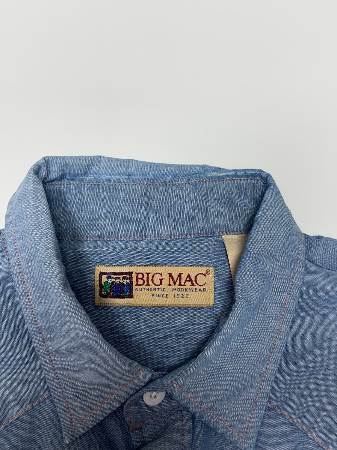 80’s BigMac 샴브레이 웨스턴셔츠  상품이미지4