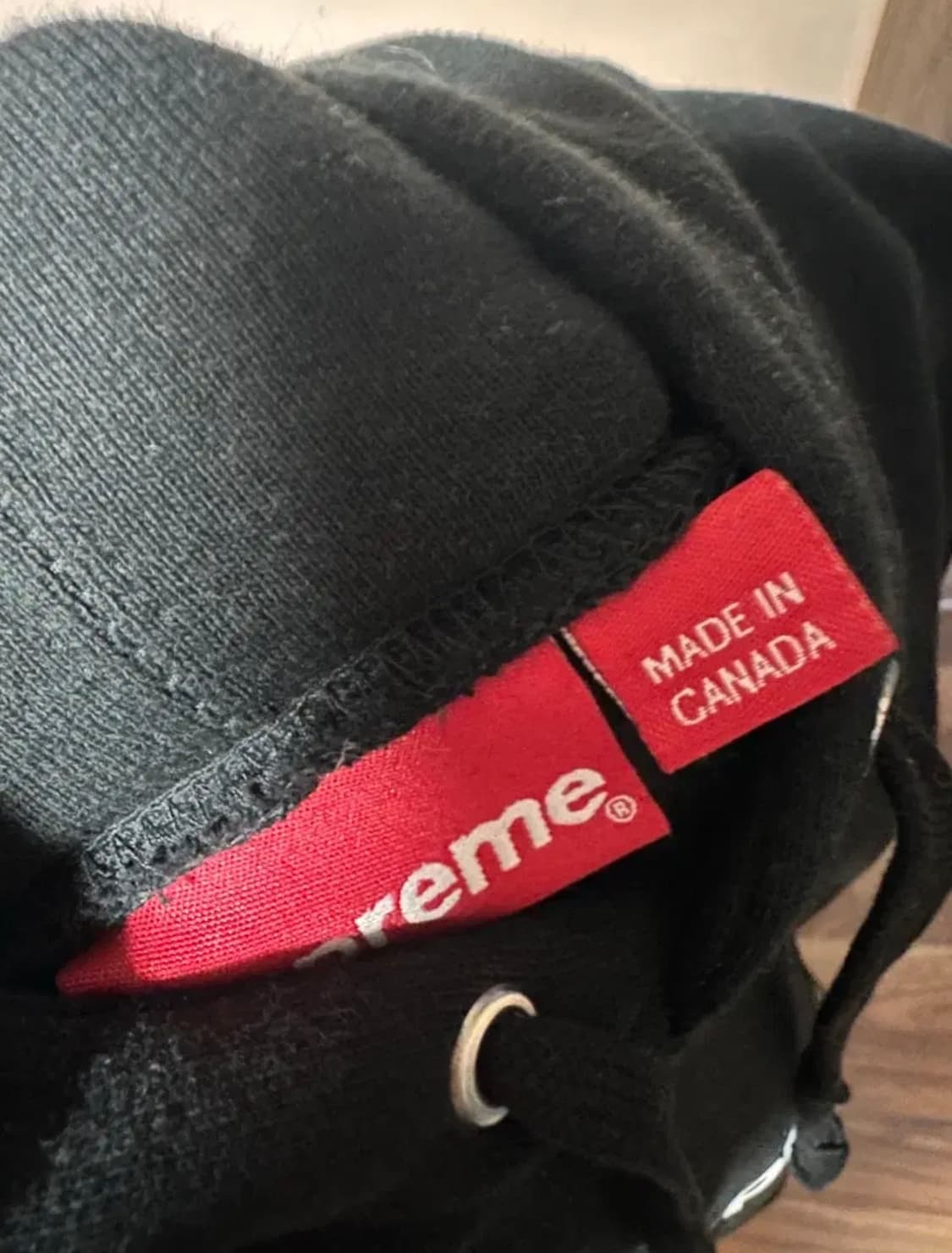 L) 슈프림 서울 박스로고 후드 스웨트셔츠 블랙-23fw 상품이미지6