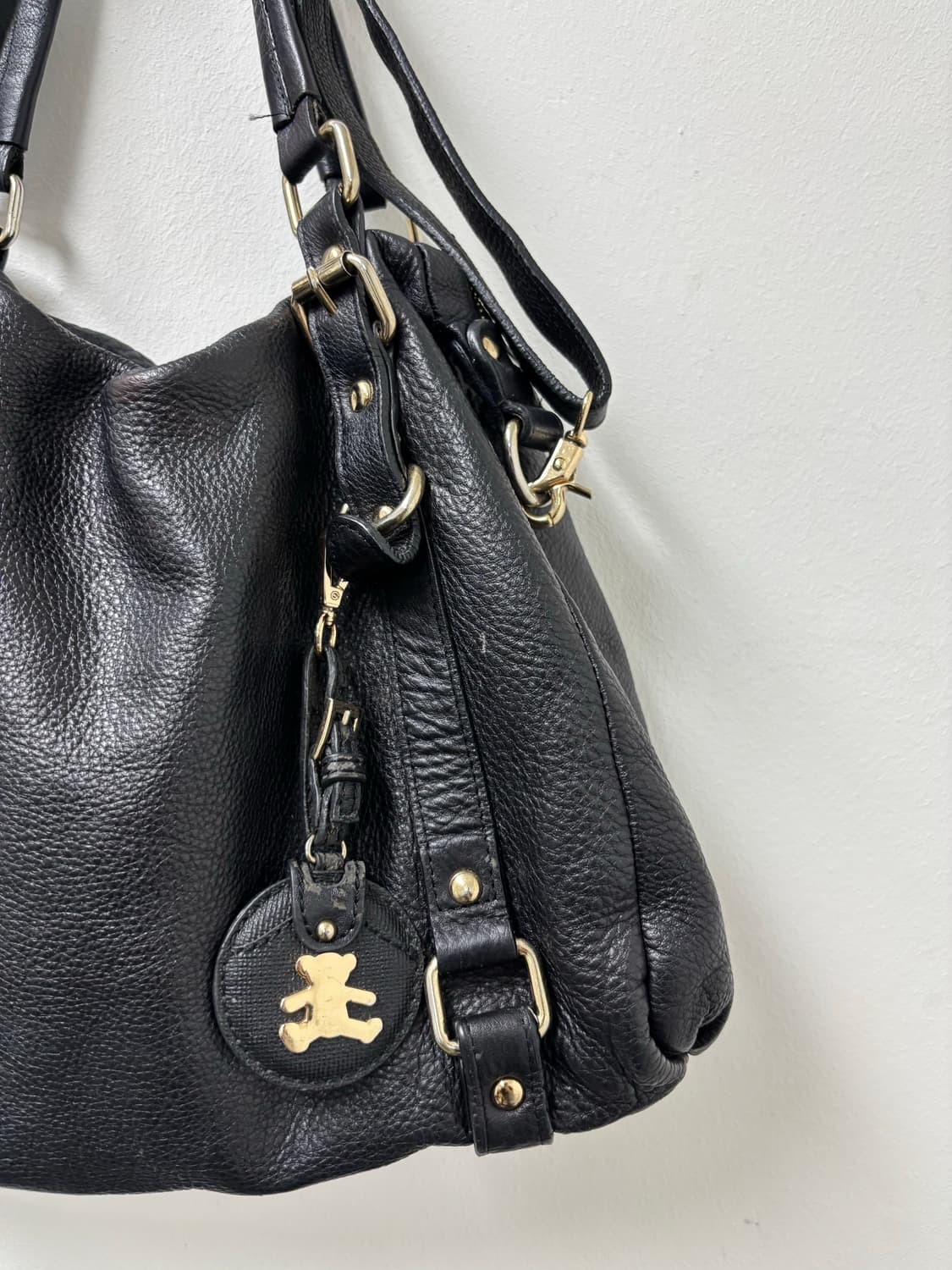 “Vintage“Y2K Black Leather Bag 상품이미지3