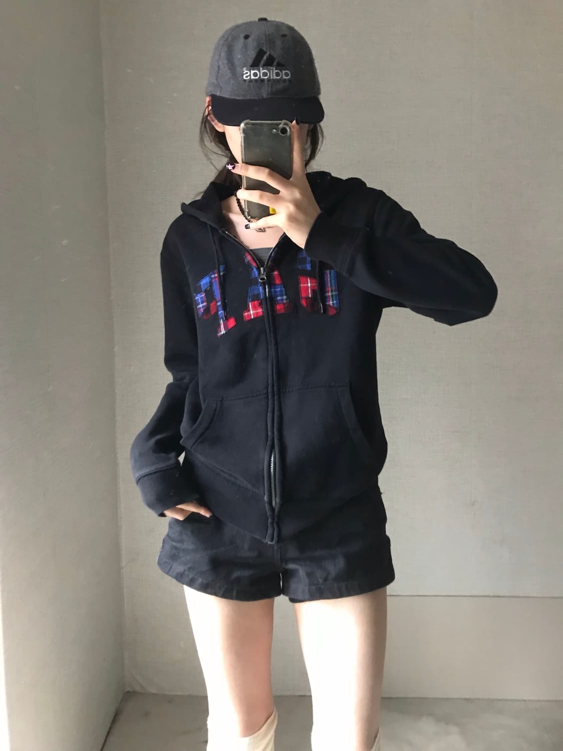 갭 패치로고 후드집업 상품이미지5
