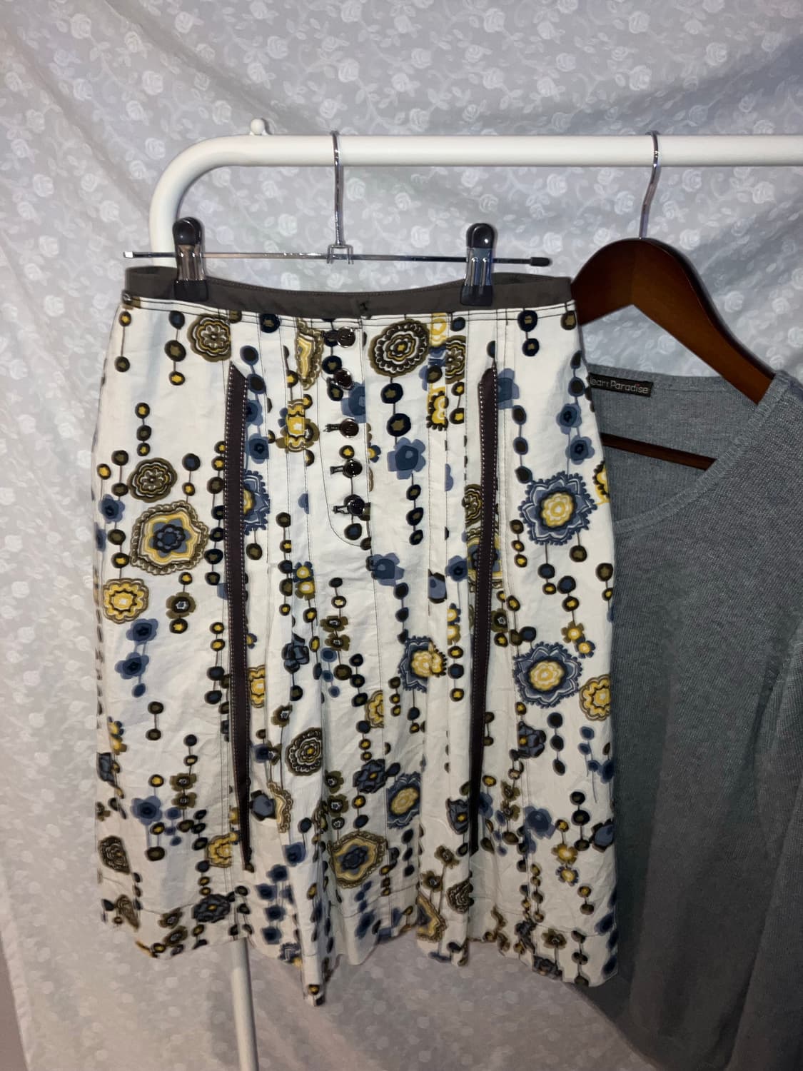 💌 Japanese oriental mid skirt. 상품이미지2